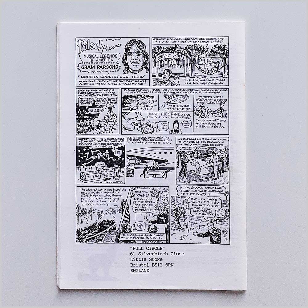 Gram Parsons - Full Circle: Byrds fanzine Issue 16  (fc16) 