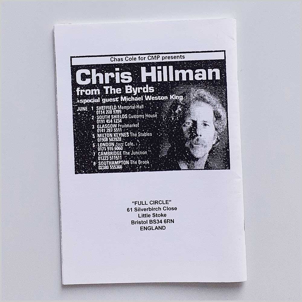 Chris Hillman Special, Gram Parsons - Full Circle: Byrds fanzine Issue 28  (fc28) 