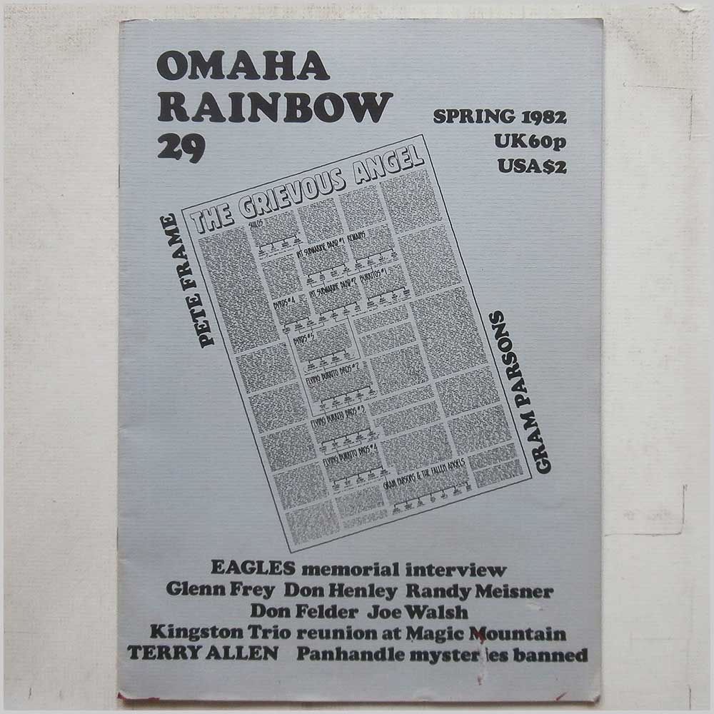 Eagles, Gram Parsons, Terry Allen, Joe Walsh, The Kingston Trio - Omaha Rainbow Number 29  (OR-29) 