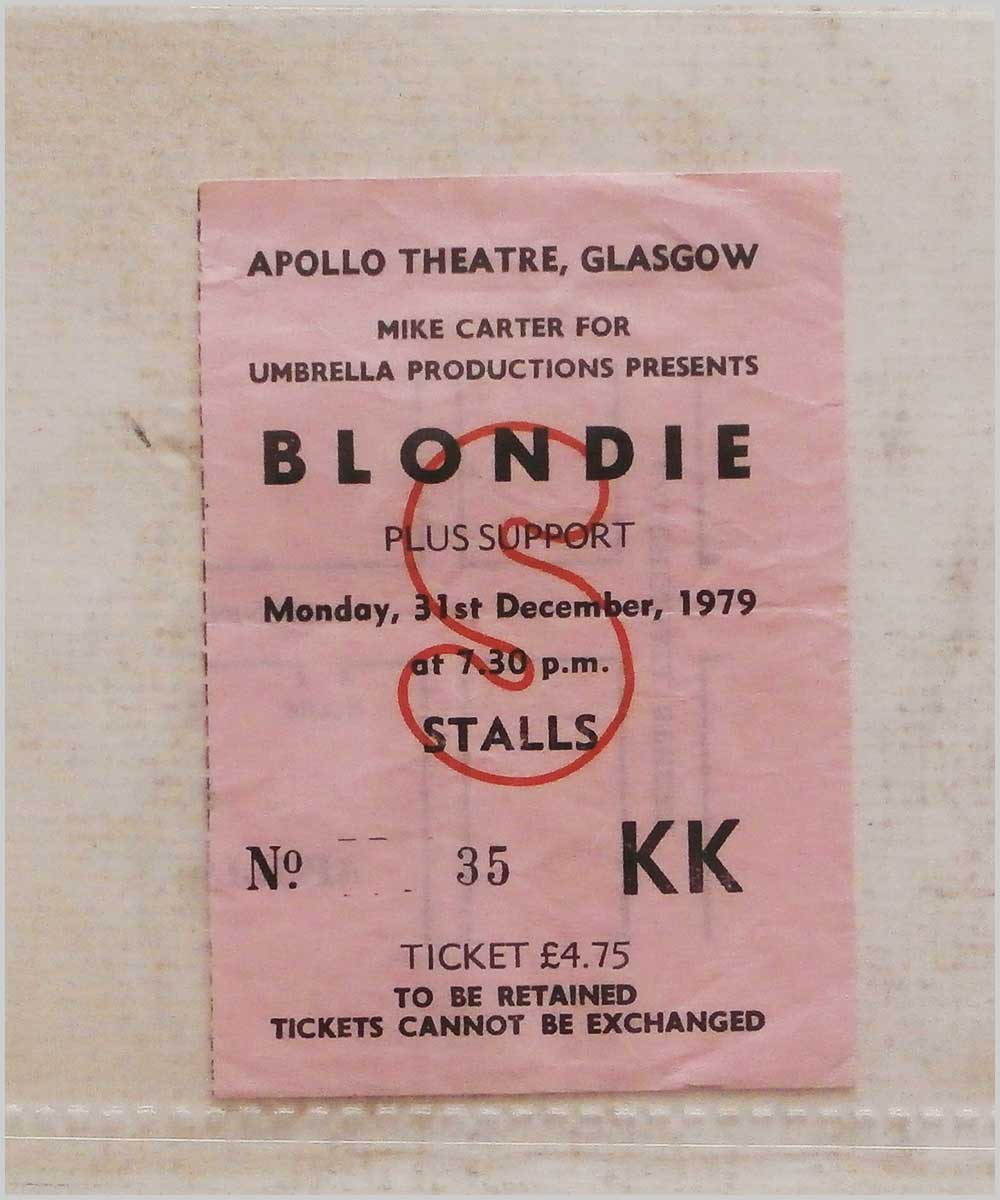 Blondie - Monday 31 December 1979, Apollo Theatre Glasgow  (P6050237) 
