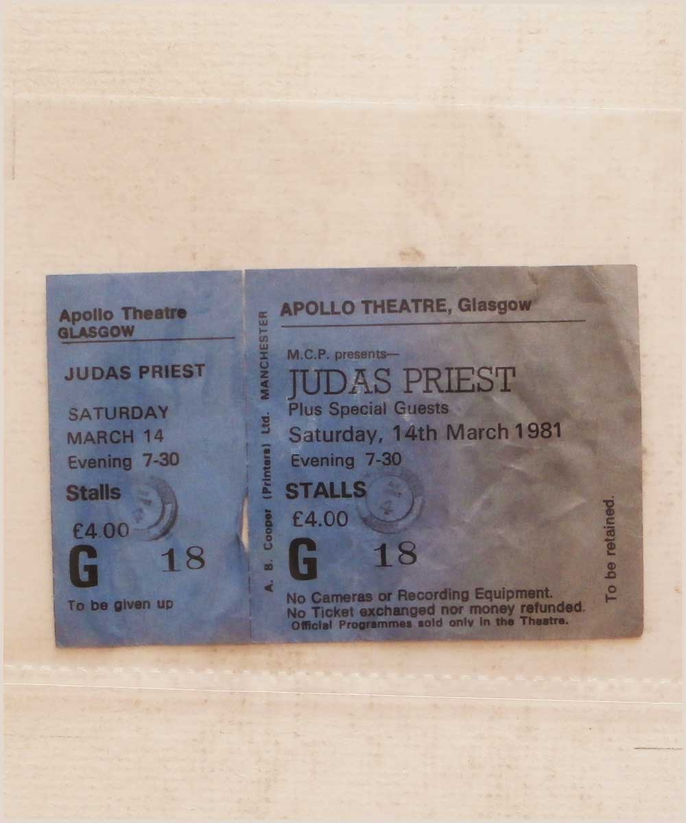 Judas Priest - Saturday 14 March 1981, Apollo Theatre Glasgow  (P6050257) 