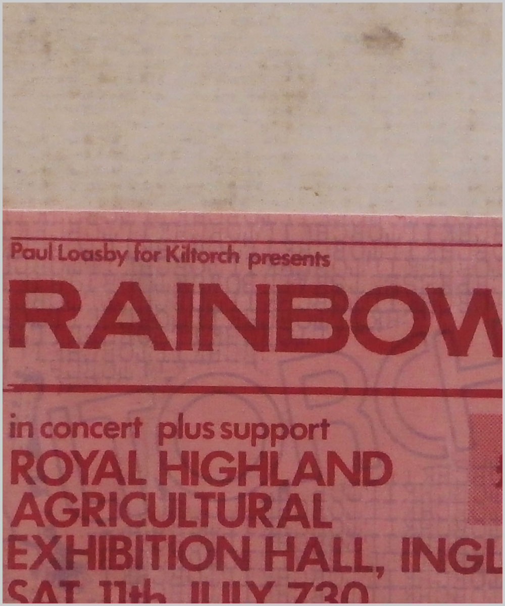 Rainbow - Saturday 11 July 1981, Royal Highland Agricultural Exhibition Hall, Ingliston  (P6050262) 