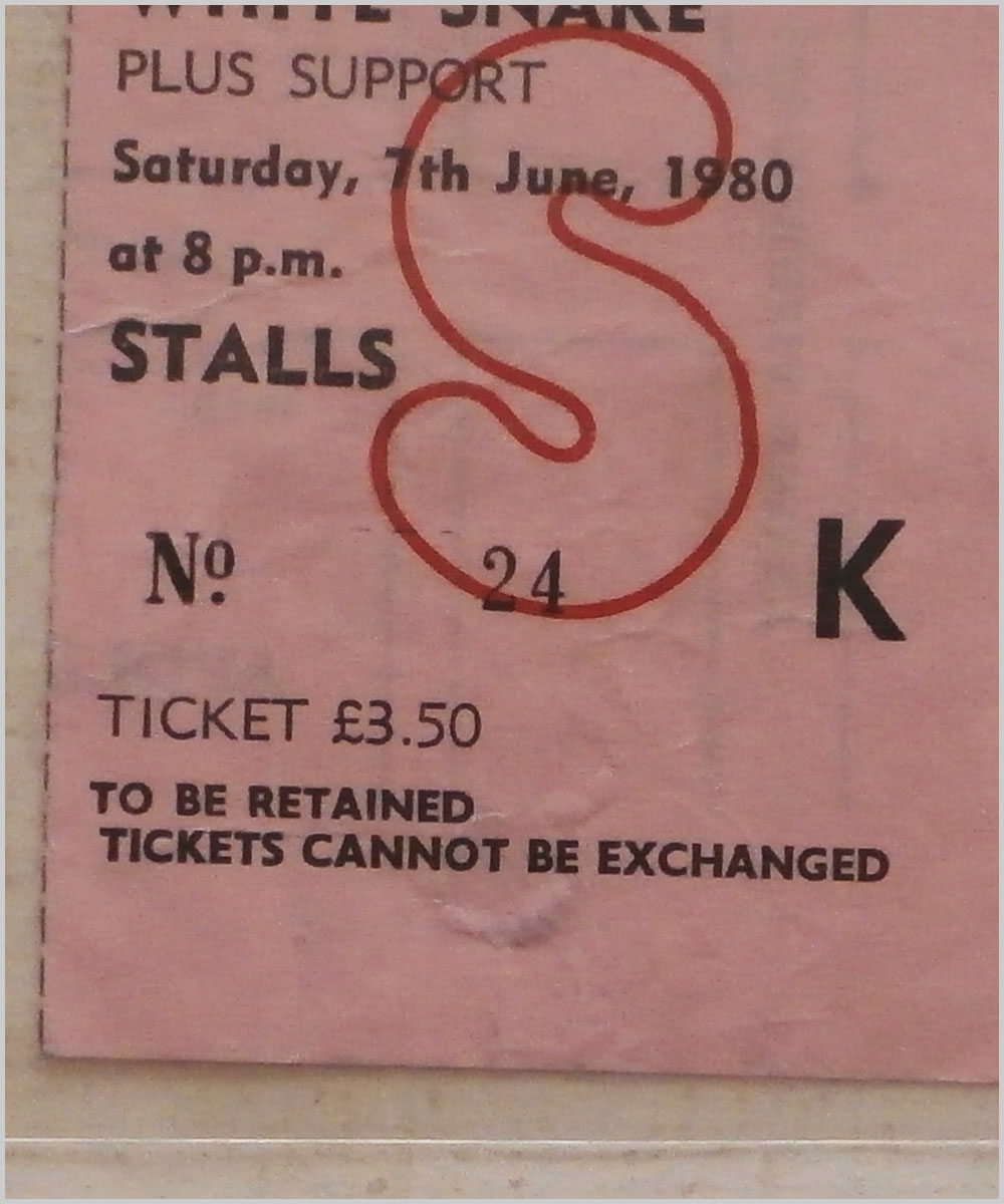Whitesnake - Saturday 7 June 1980, Apollo Theatre Glasgow  (P6050268) 