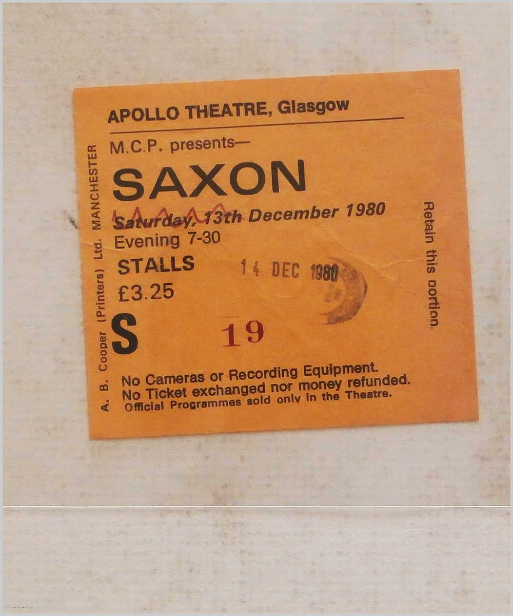 Saxon - Sunday 14 December 1980, Apollo Theatre Glasgow  (P6050273) 