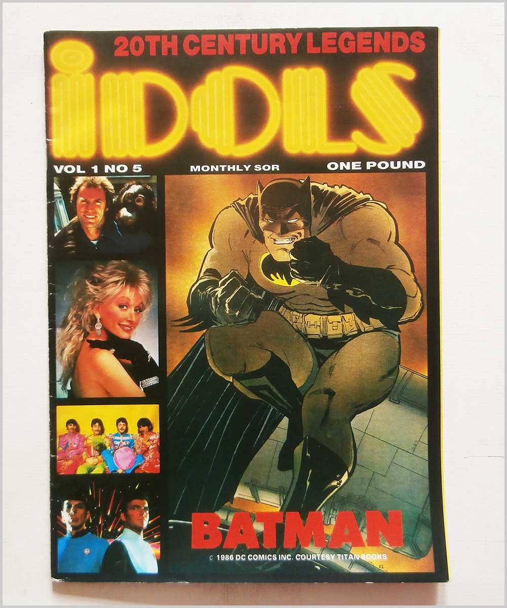 Batman, Boris Karloff, Elvis and The Beatles, ao - 20th Century Legends Idols, Vol 1 No 5, 1986  (P6090189) 