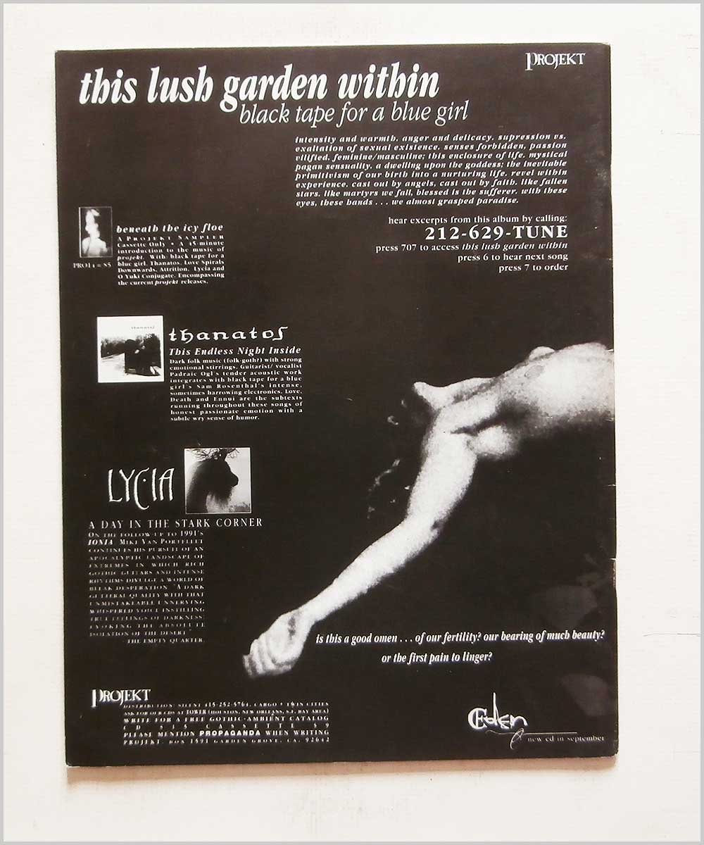 Bauhaus, Shadow Project, 9 Inch Nails, ao - Propaganda Magazine, Issue No 20  (P6090199) 
