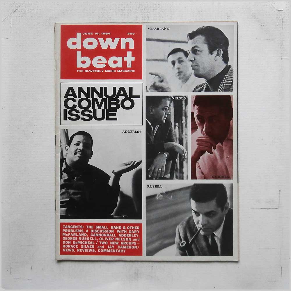 Gary MacFarland, Cannonball Adderley, Jay Cameron ao - Down Beat: Annual Combo Issue June 18, 1964  (P8240211) 
