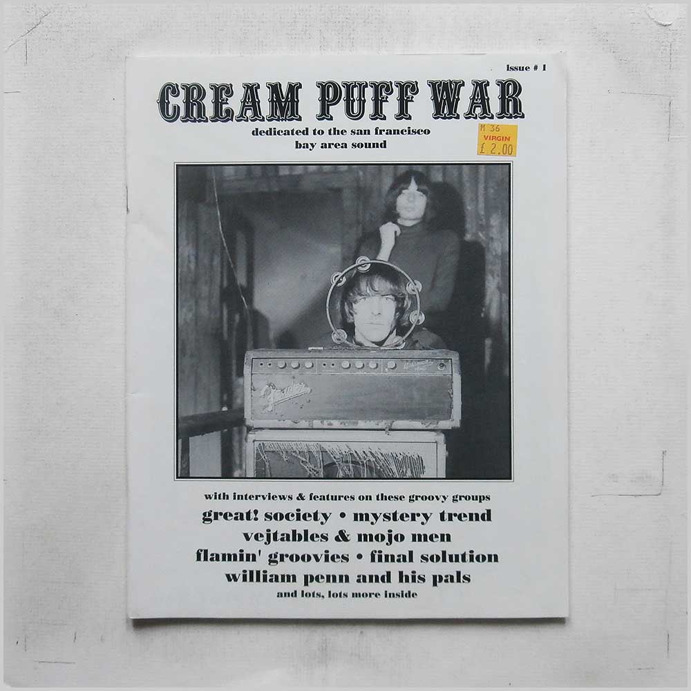 Flamin' Groovies, Great Society, Mystery Trend ao - Cream Puff War: Issue 1, January 1991  (P8240216) 
