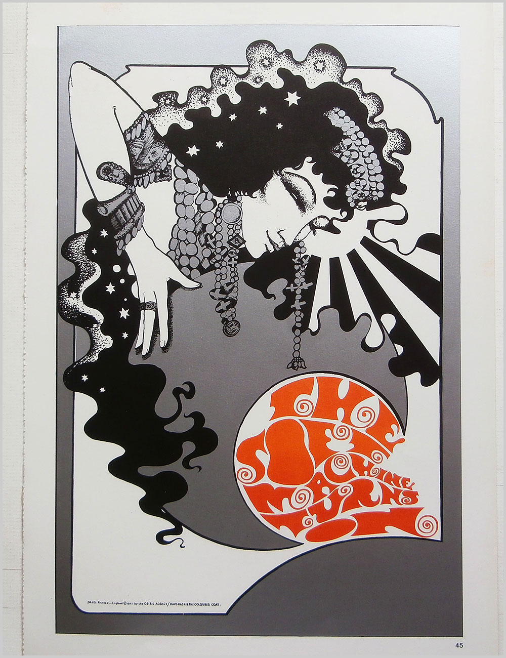 Crazy World of Arthur Brown and The Soft Machine - Rock Poster: Crazy World of Arthur Brown b/w The Soft Machine  (PB100275) 
