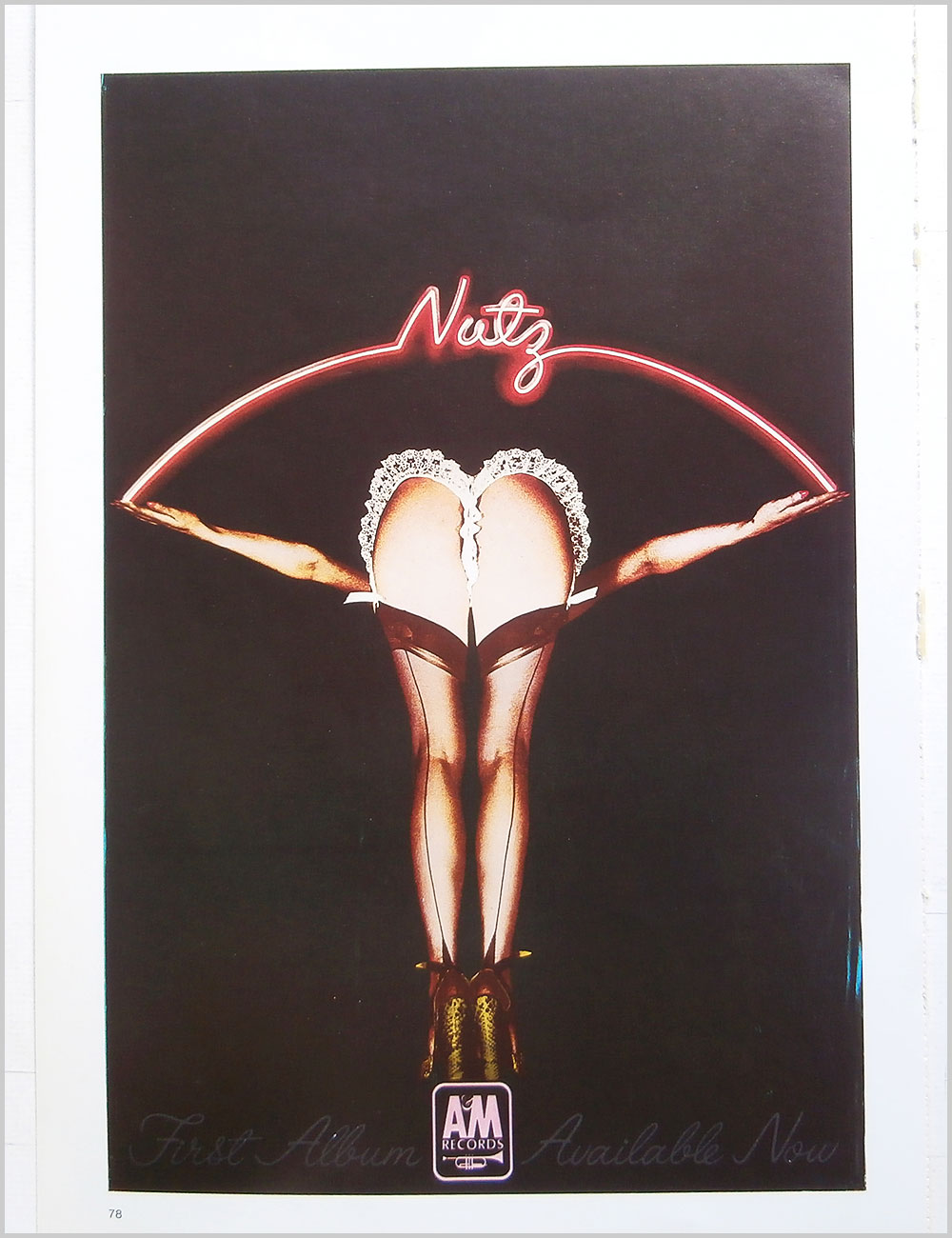 Man and Nutz - Rock Poster: Man b/w Nutz: First Album  (PB100311) 