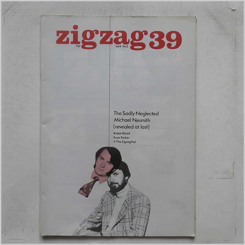 Michael Nesmith, Ralph McTell, Evan Parker, Steve Miller, ao - Zigzag Issue 39: January 1974  (PC200207) 