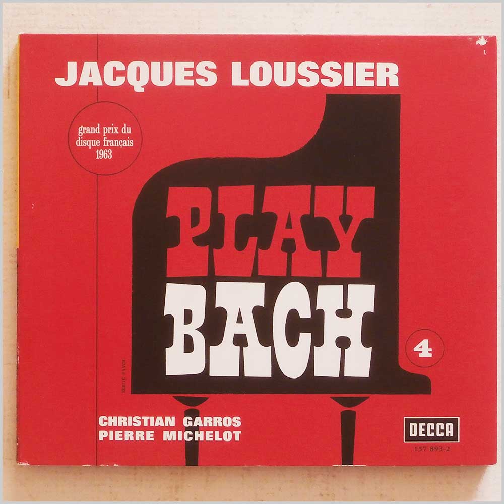 Jacques Loussier - Play Bach No.4  (157 893-2) 