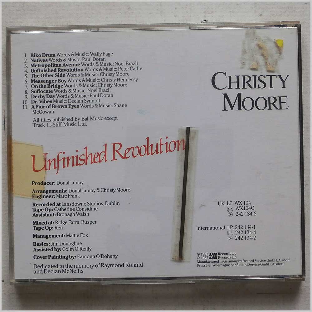 Christy Moore - Unfinished Revolution  (242 134-2) 