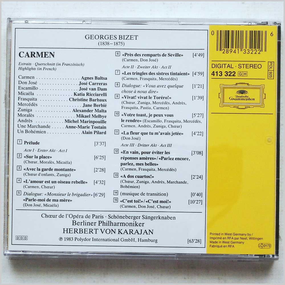 Herbert von Karajan, Berliner Philharmoniker - Bizet: Carmen  (28941332226) 