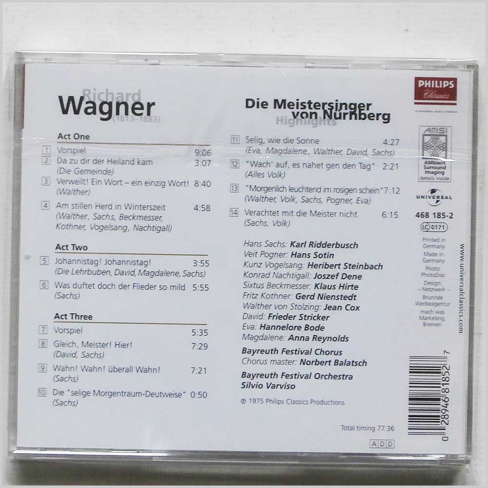 Bayreuth Festival Orchestra - Richard Wagner: Die Meistersinger Highlights  (28946818527) 