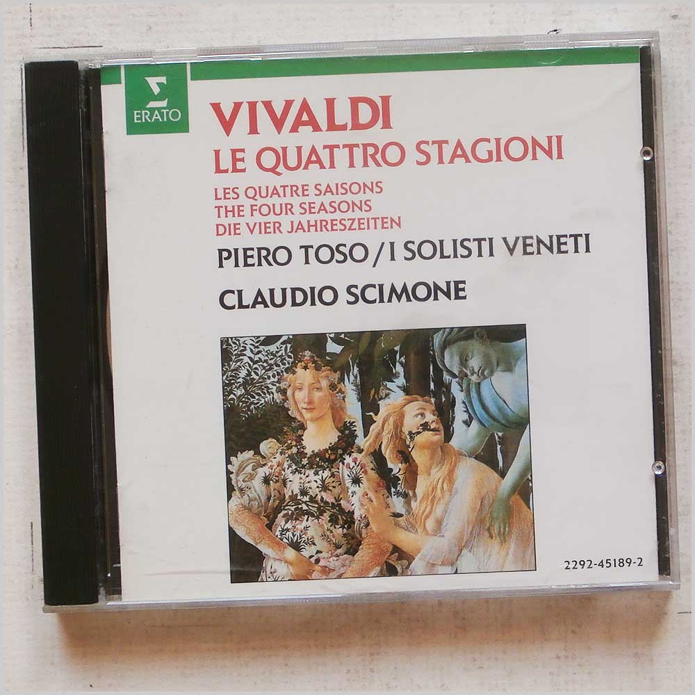 Claudio Scimone, Piero Toso - Vivaldi: The Four Seasons  (2924-5189-2) 