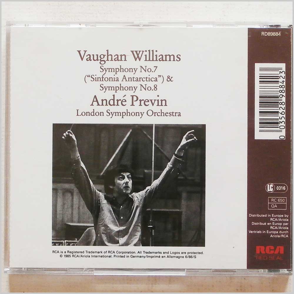 Andre Previn - Vaughan Williams: Symphony No. 7, Symphony No. 8  (35628988423) 