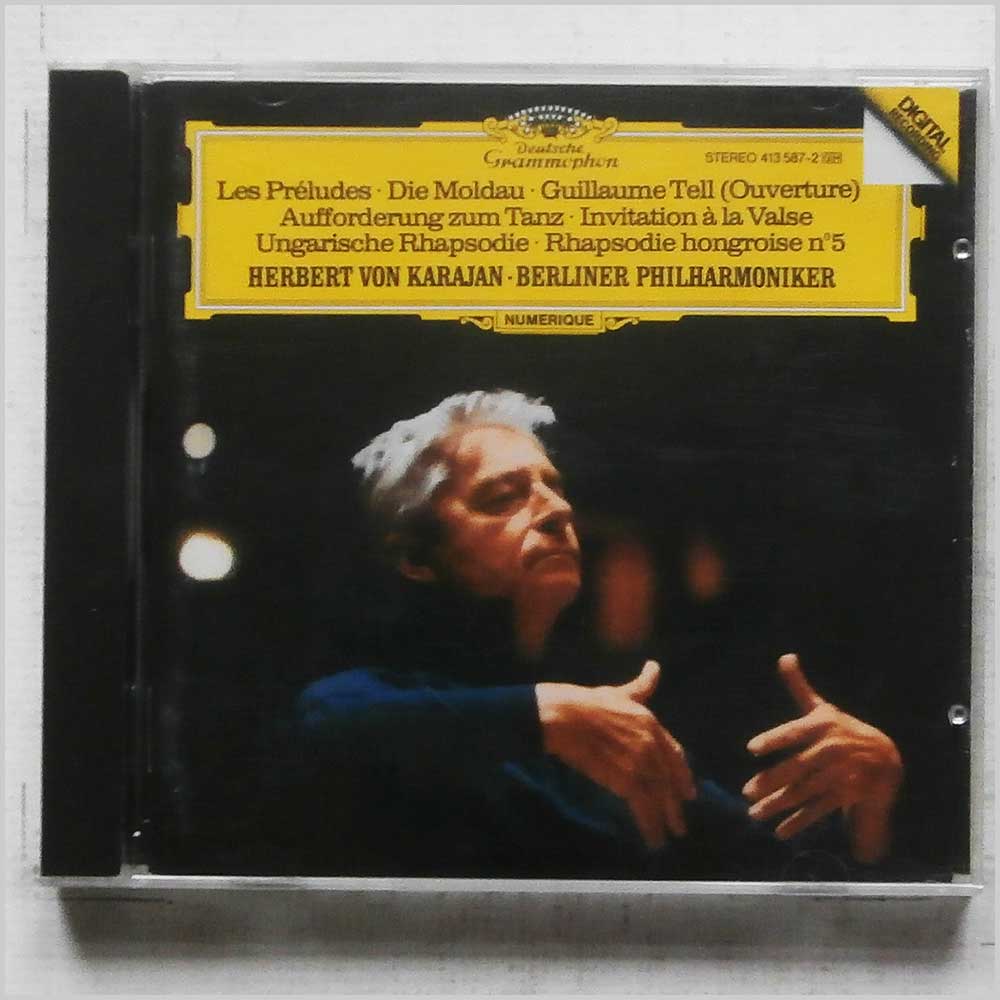 Herbert von Karajan - Liszt, Rossini, Smetana, Weber  (413 587-2) 