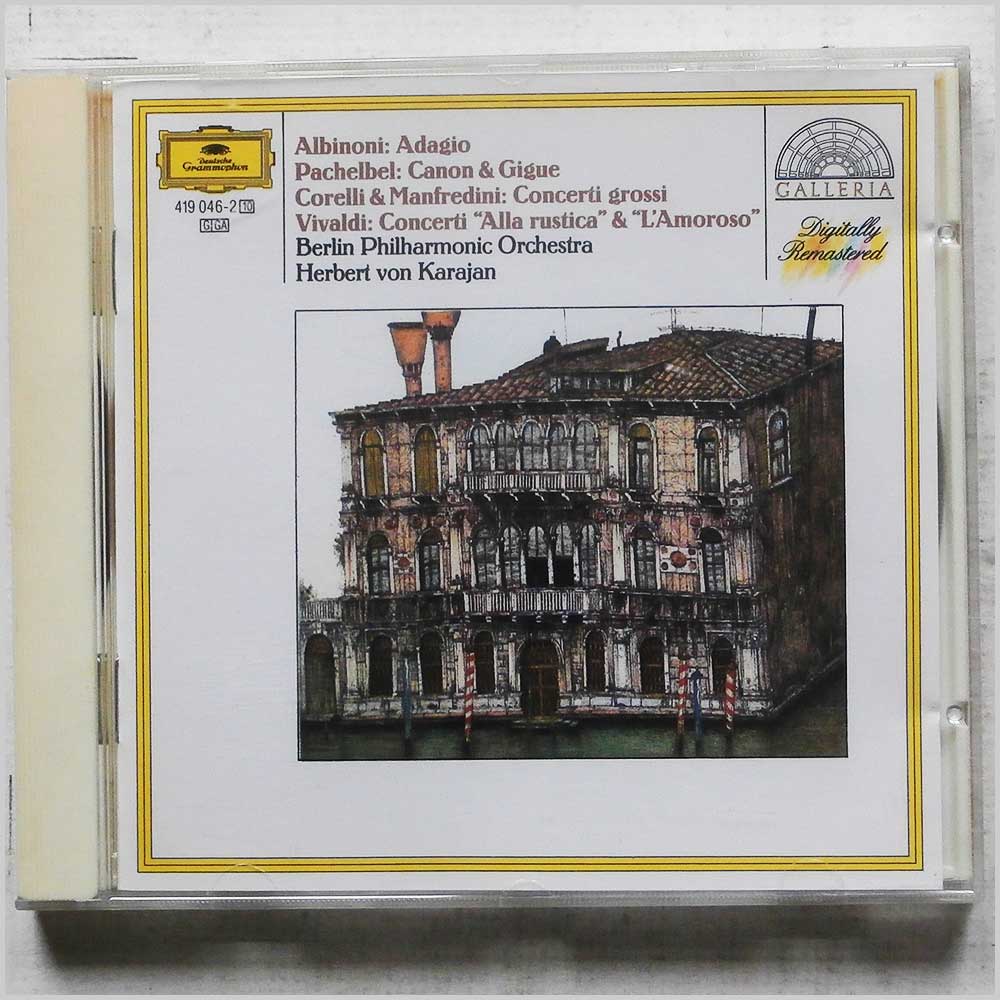 Herbert von Karajan, Berlin Philharmonic Orchestra - Albinoni: Adagio, Pachelbel: Canon  (419 046-2) 
