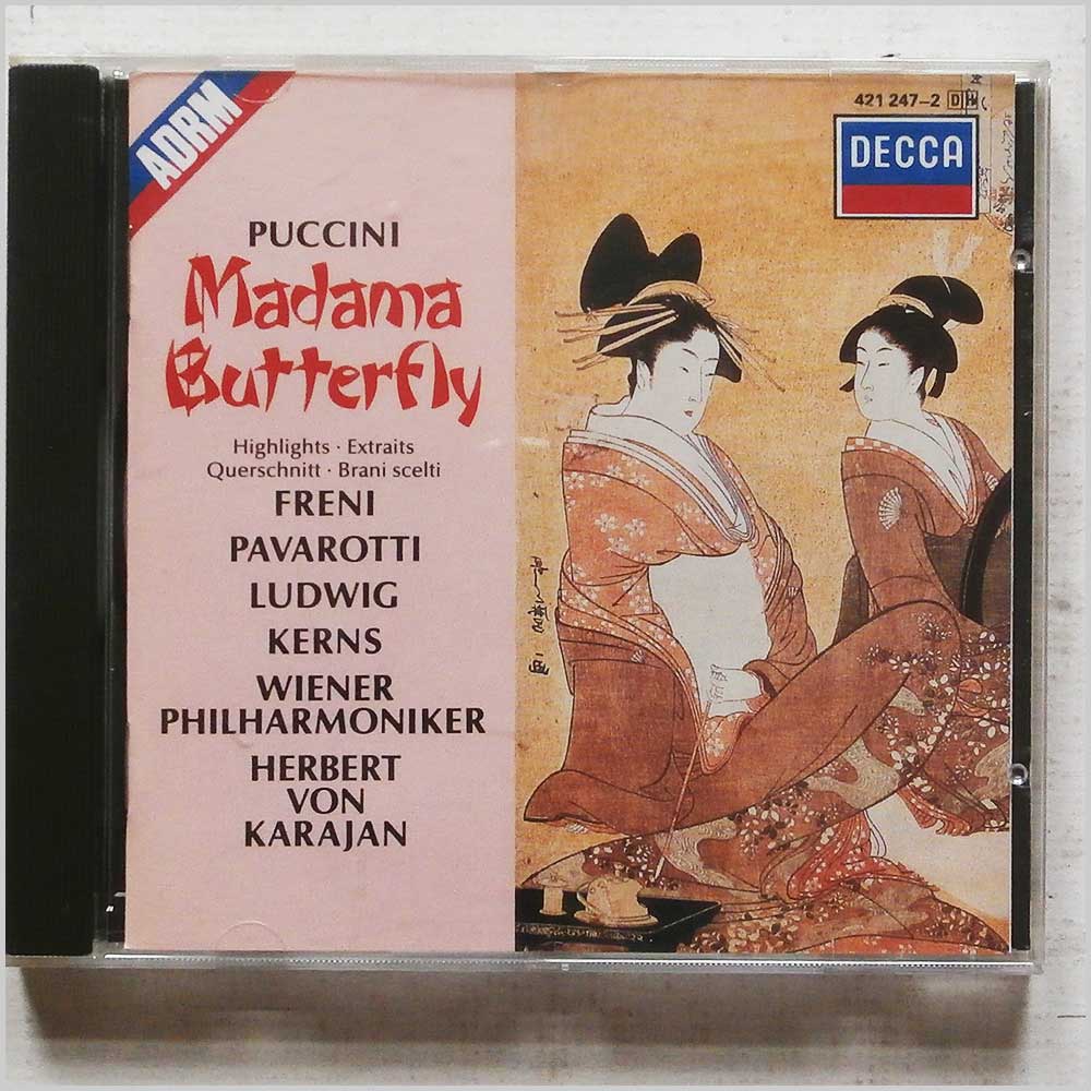 Herbert von Karajan, Weiner Phliharmoniker - Puccini: Madama Butterfly  (421 247-2) 