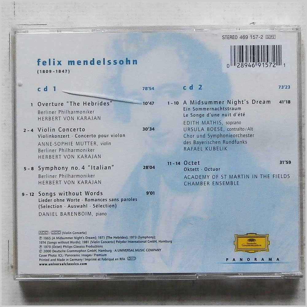 Various - Mendelssohn: Panorama  (469 157-2) 