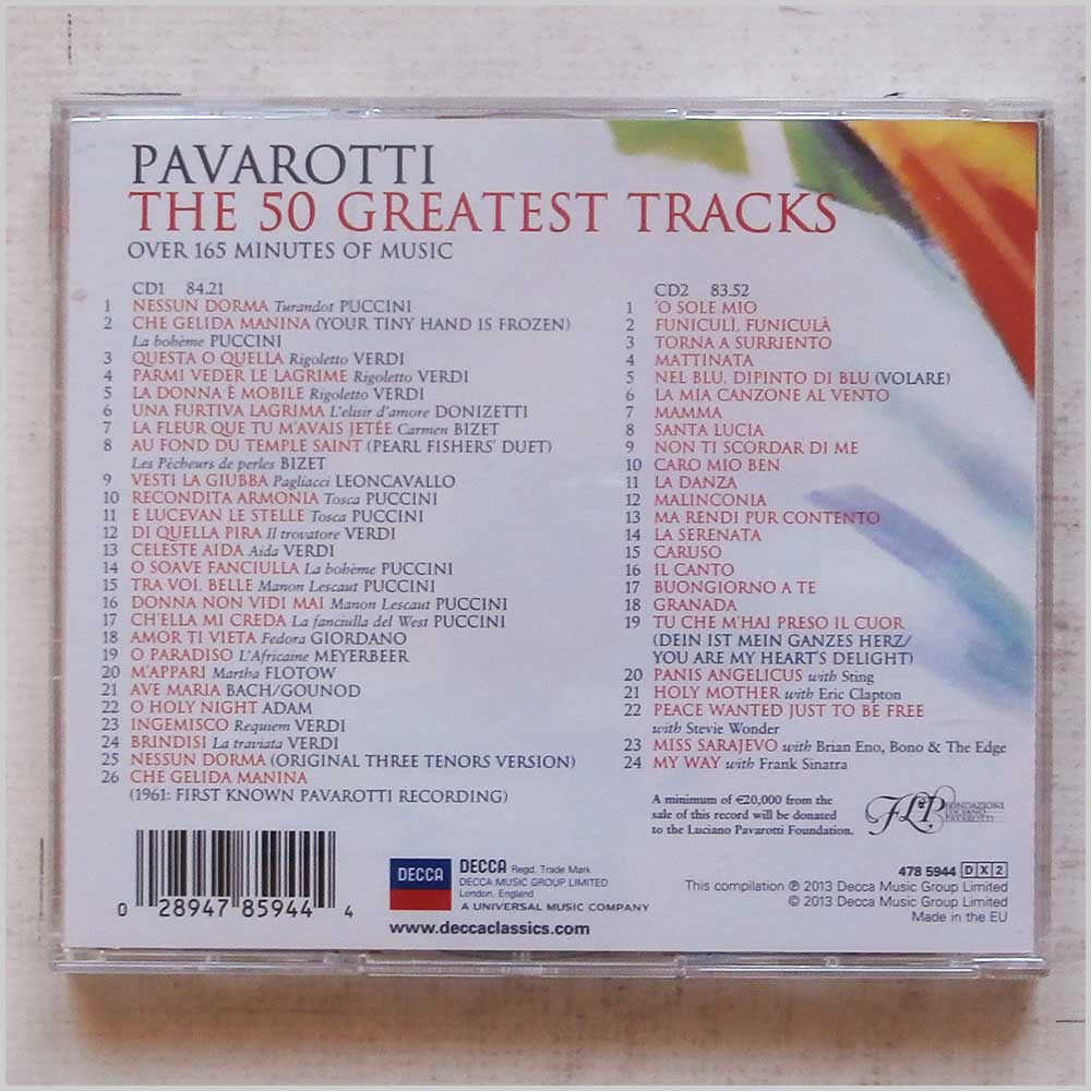 Luciano Pavarotti - Pavarotti: The 50 Greatest Tracks  (4785944) 