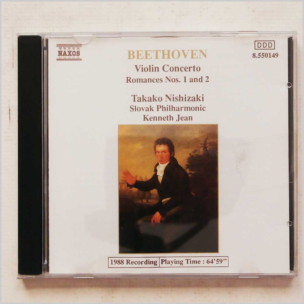 Takako Nishizaki, Slovak Philharmonic - Beethoven: Violin Concerto Romances  (4891030501492) 
