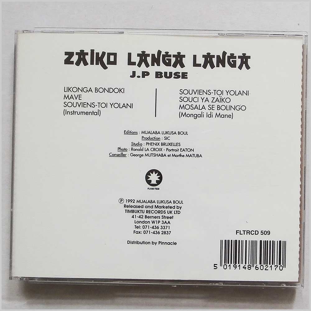 Zaiko Langa Langa - JP Buse  (5019148602170) 