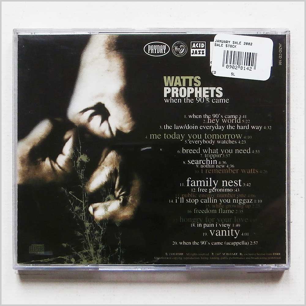 Watts Prophets - When The 90's Came  (5030703976628) 