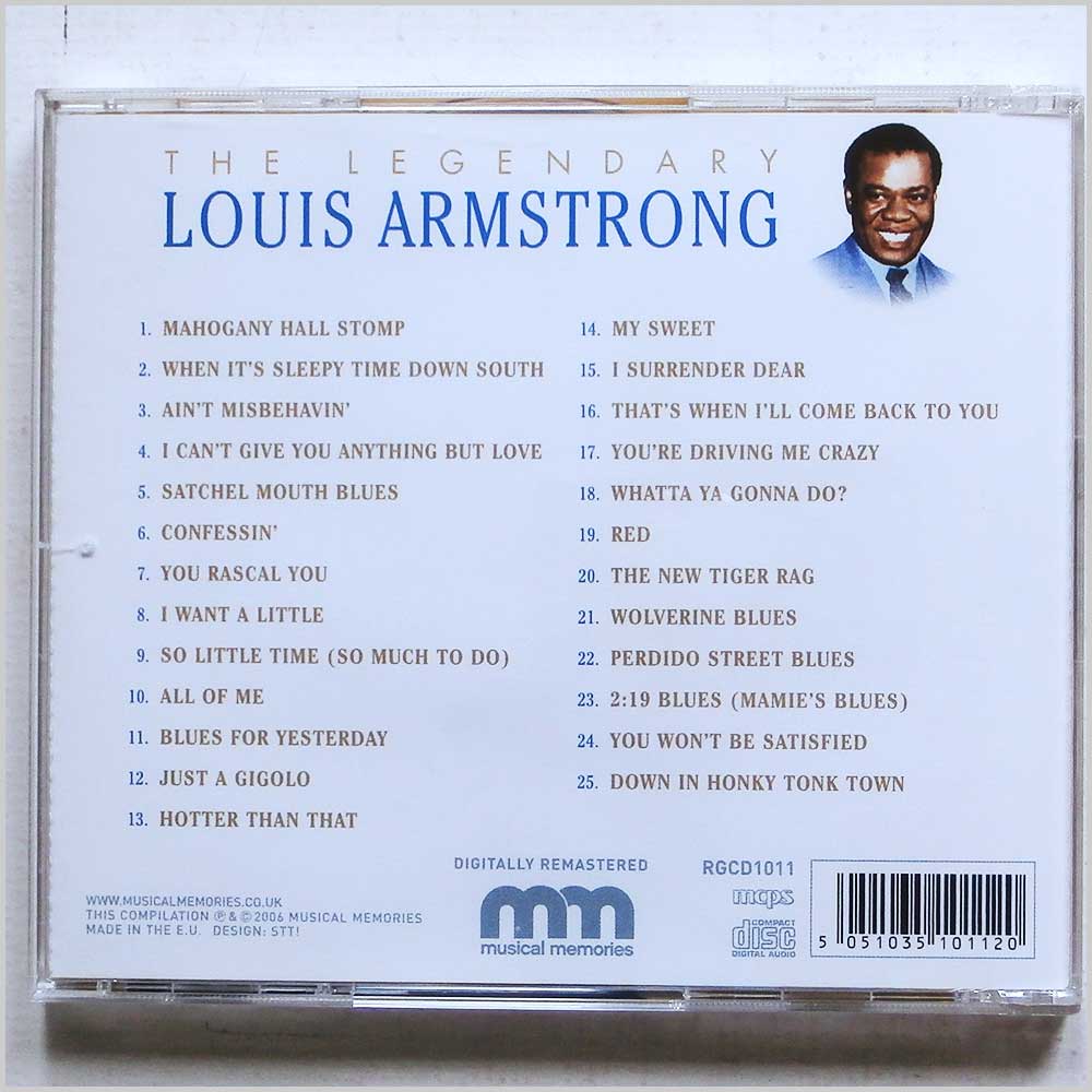 Louis Armstrong - The Legendary Louis Armstrong  (5051035101120) 