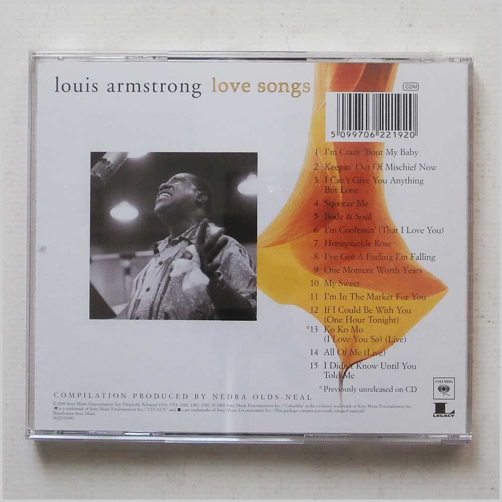 Louis Armstrong - Love Songs  (5099706221920) 