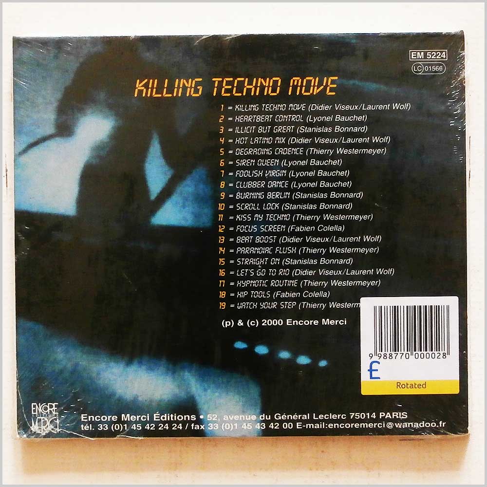Various - Killing Techno Move  (689279424191) 