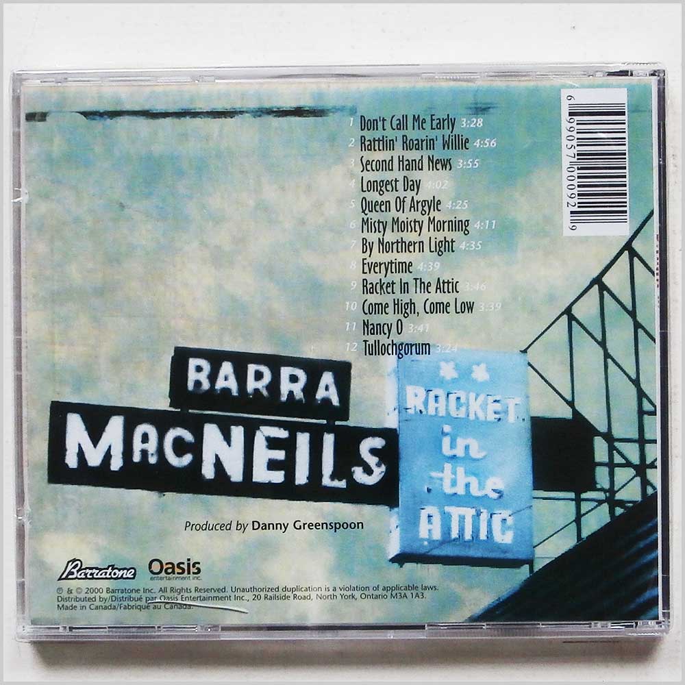 Barra MacNeils - Racket in the Attic  (699057000929) 