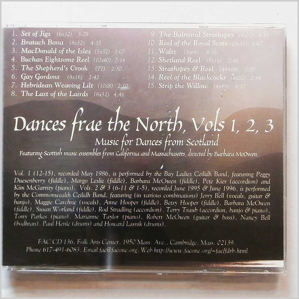 Barbara McOwen - Dances Frae The North Volumes 1, 2, 3  (704335255035) 