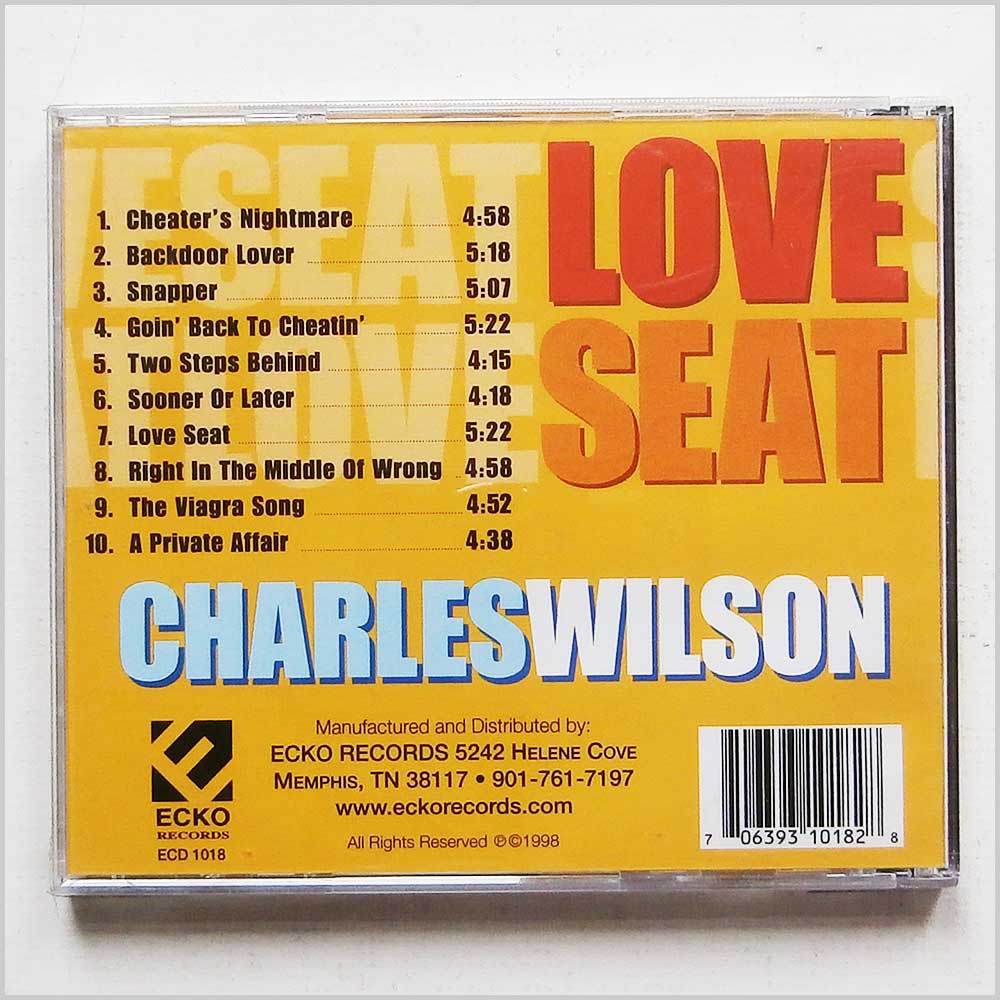 Charles Wilson - Love Seat  (706393101828) 