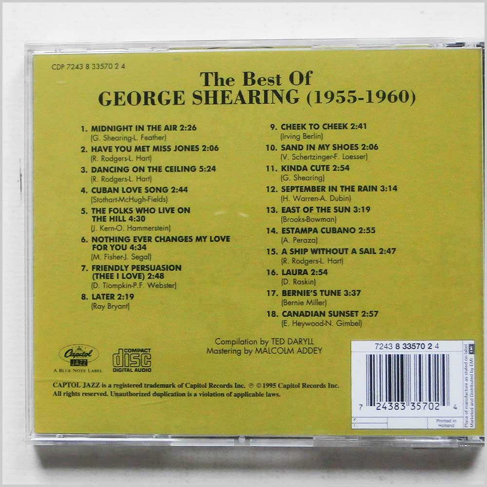 George Shearing - The Best of George Shearing  (724383357024) 