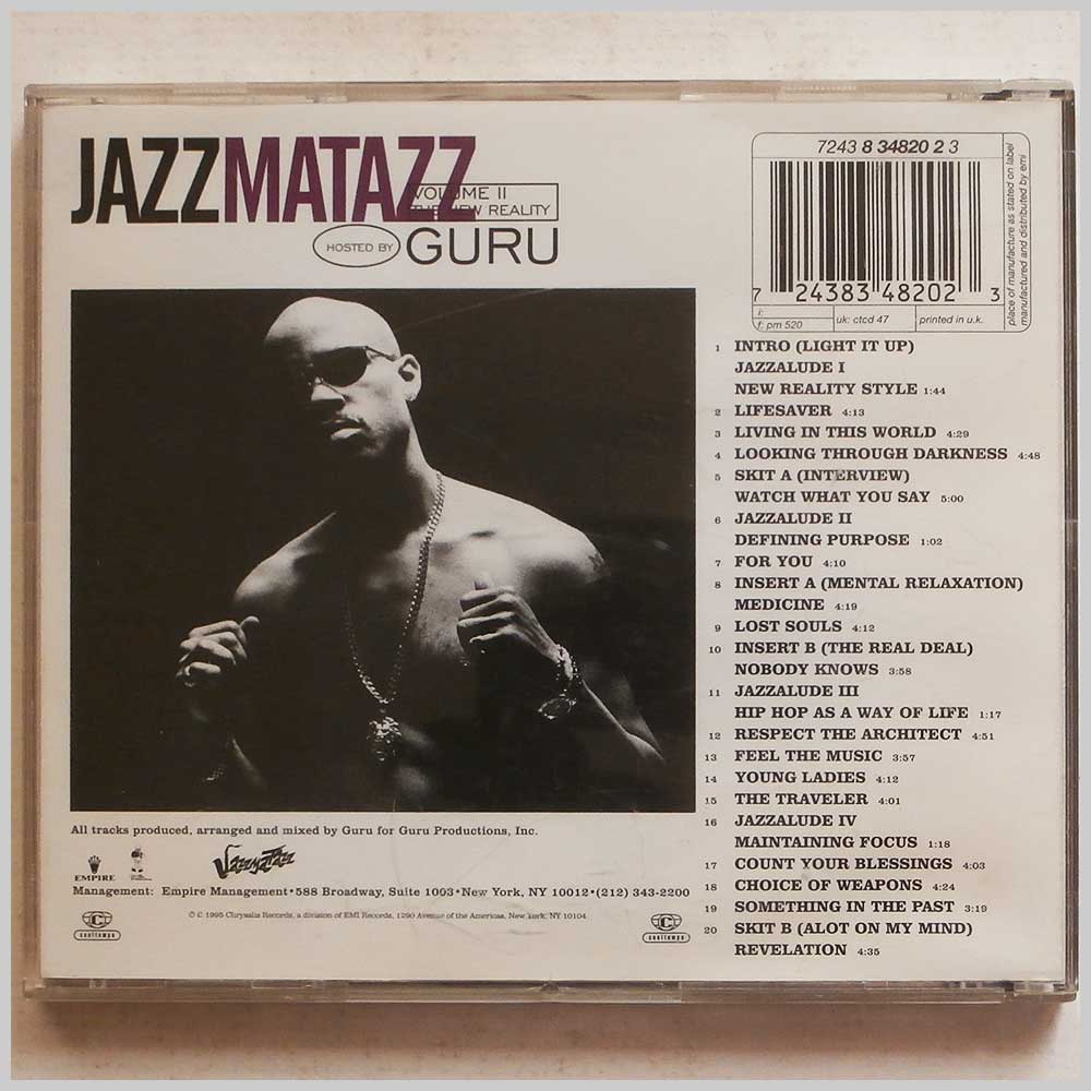 Guru - Jazzmatazz Volume II: The New Reality  (724383482023) 