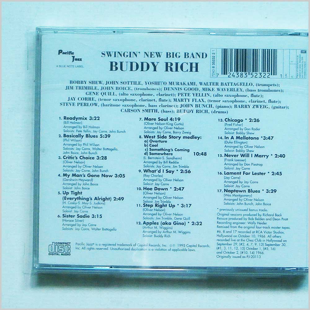 Buddy Rich - Swingin' New Big Band  (724383523221) 