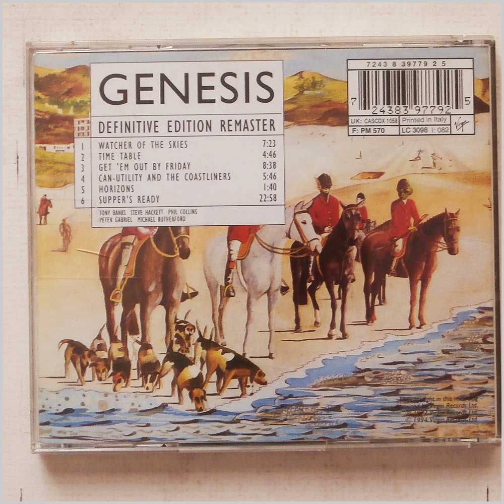 Genesis - Foxtrot  (724383977925) 