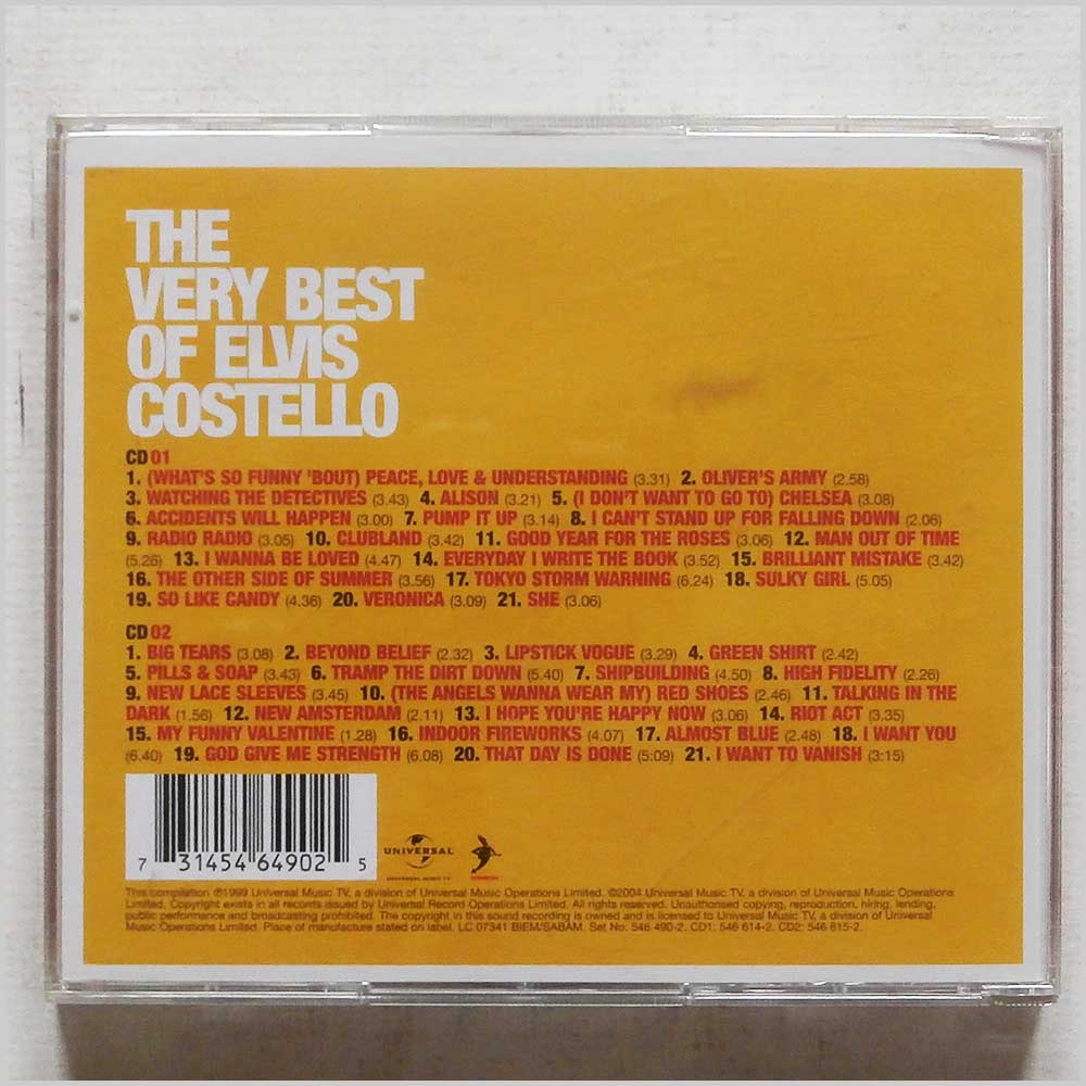 Elvis Costello - The Very Best Of Elvis Costello  (731454649025) 