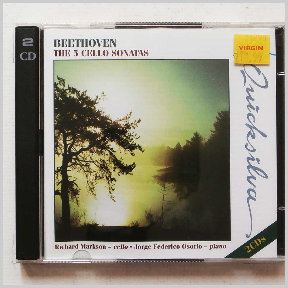 Richard Markson, Jorge Federico Osorio - Beethoven: The 5 Cello Sonatas  (743625023527) 