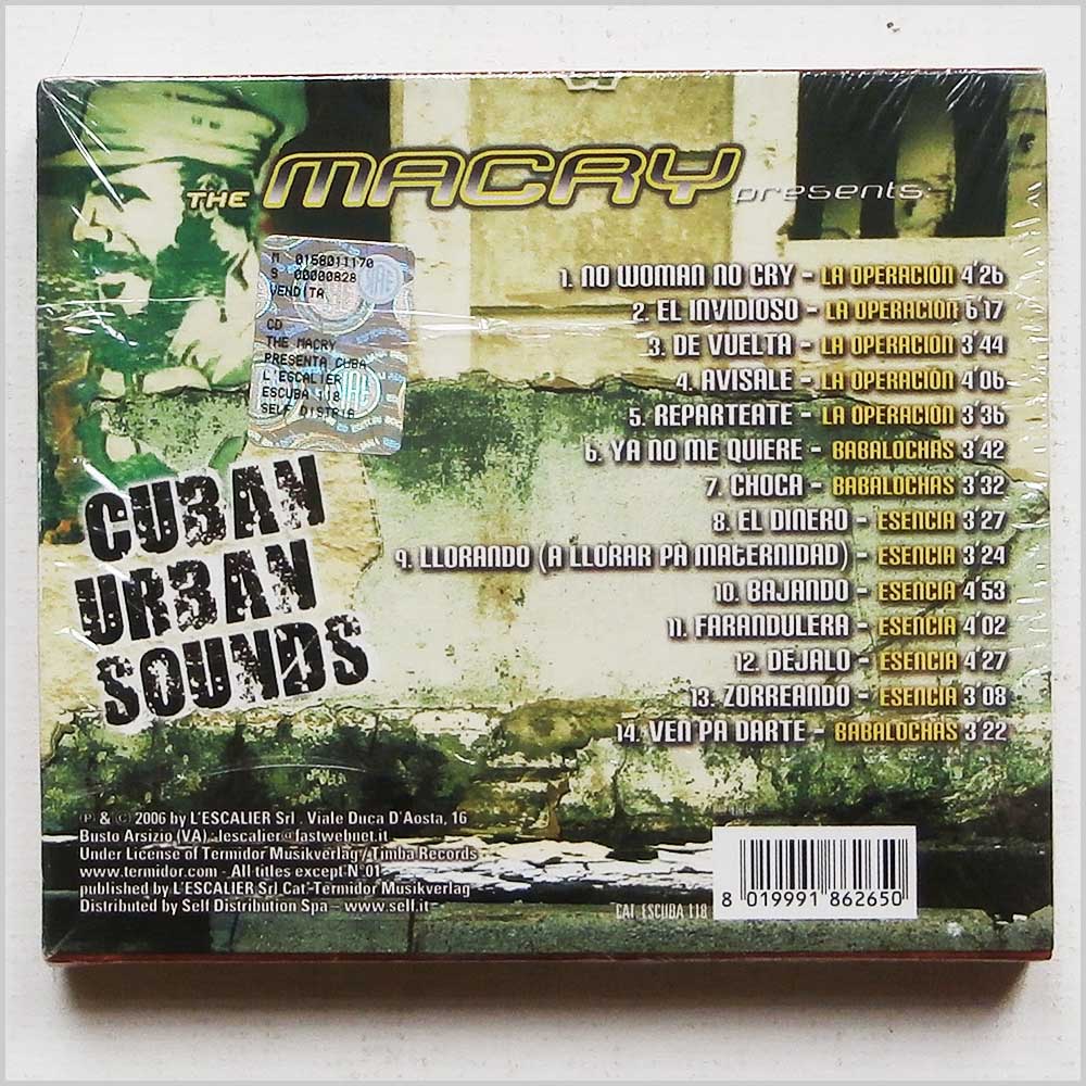 Various - Cuban Urban Sounds  (8019991862650) 