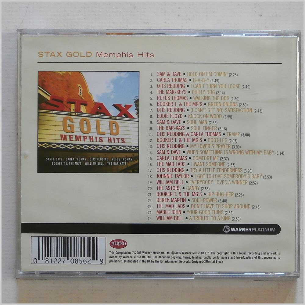 Various - Stax Gold: Memphis Hits  (81227085629) 