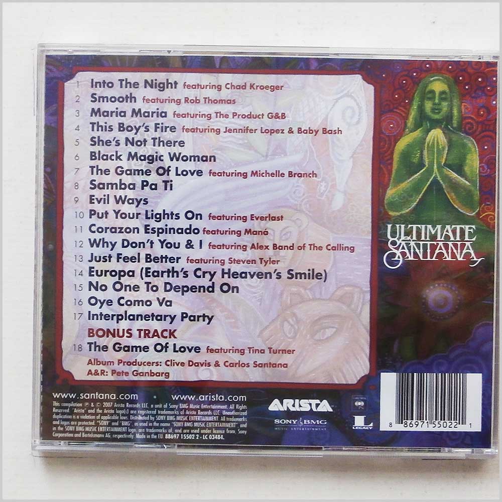 Santana - Ultimate Santana  (886971550221) 