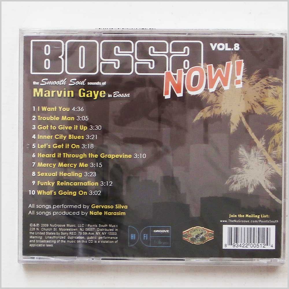 Gervaso Silva - Smooth Sounds of Marvin Gaye In Bossa  (893422005124) 