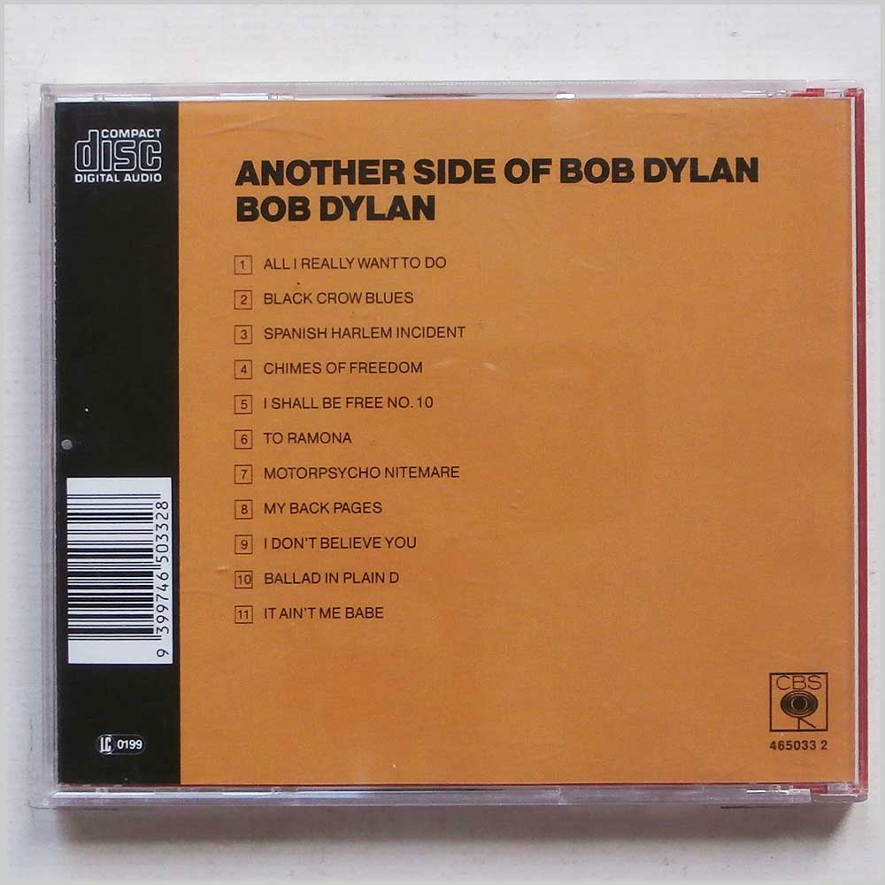 Bob Dylan - Another Side Of Bob Dylan  (9399746503328) 