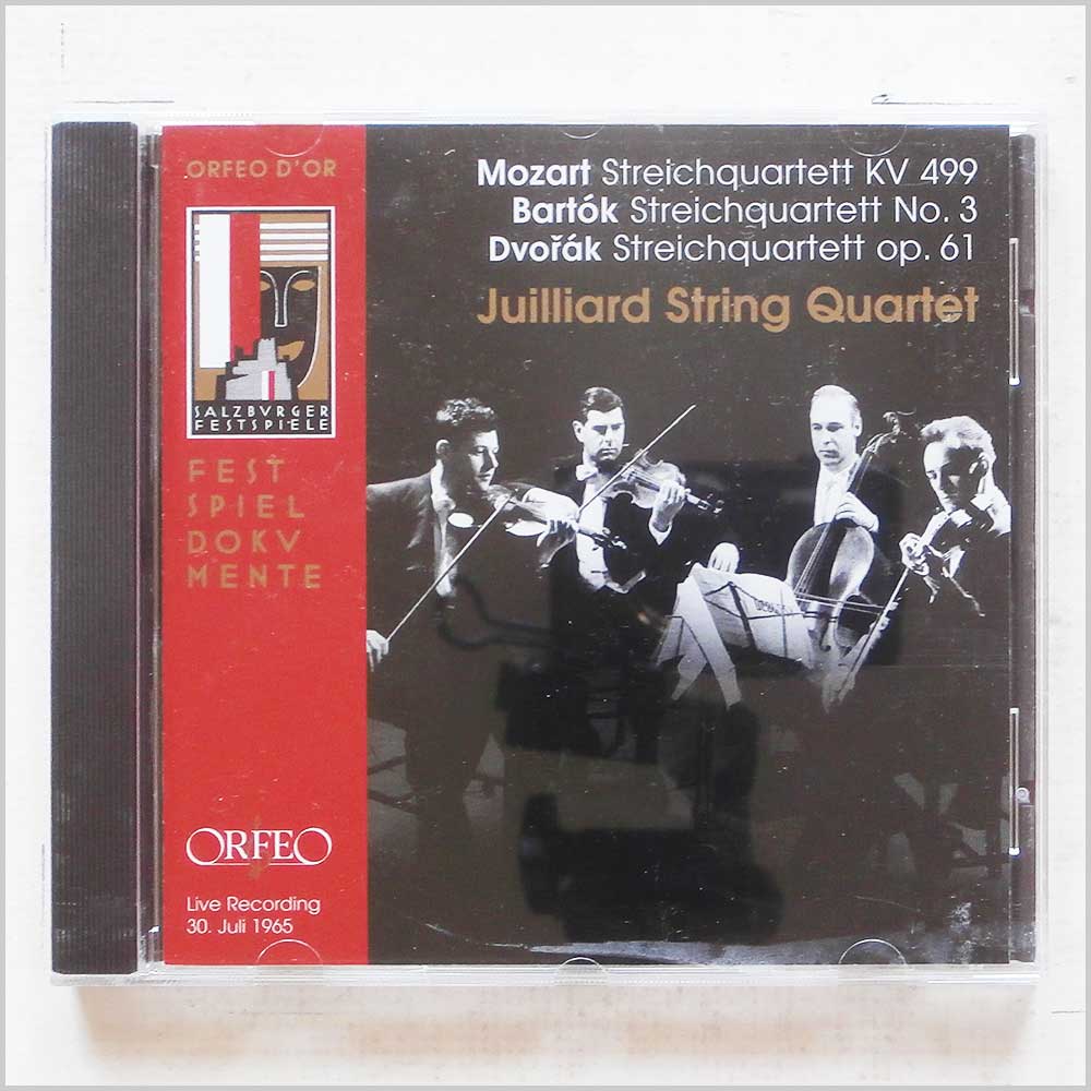 Juilliard String Quartet - Mozart, Bartok, Dvorak  (C 927 161 B) 