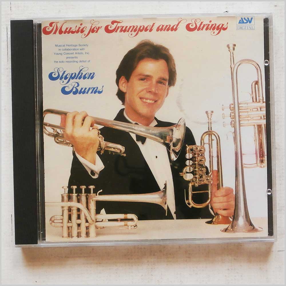 Stephen Burns - Music For Trumpet and Strings  (CD DCA 528) 