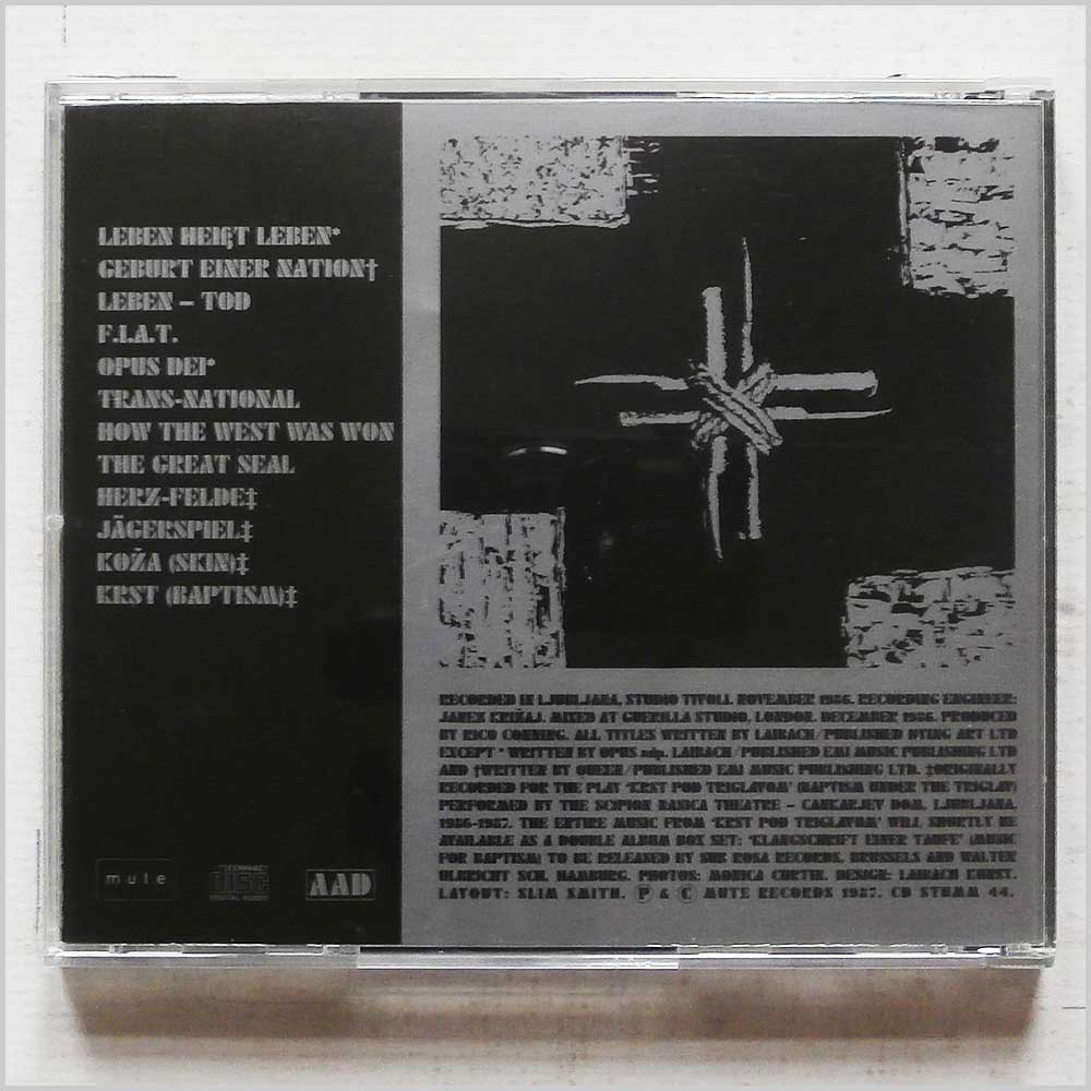 Laibach - Opus Dei  (CD STRUMM 44) 