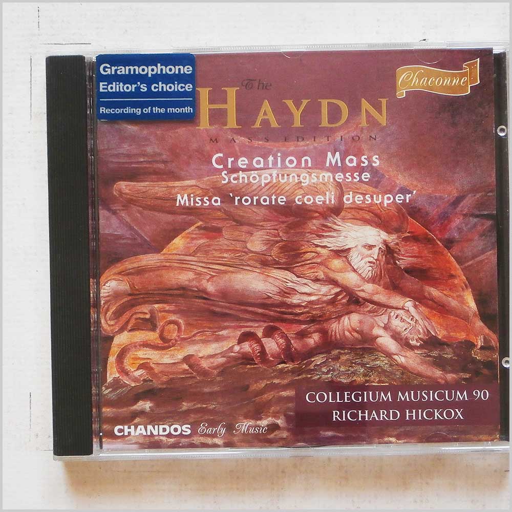 Richard Hickox, Collegium Musicum 90 - Haydn: Creation Mass Schopfungsmesse, Missa rorate coeli desuper  (Chan 0599) 